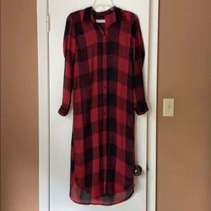 Buffalo Plaid Long Shirt